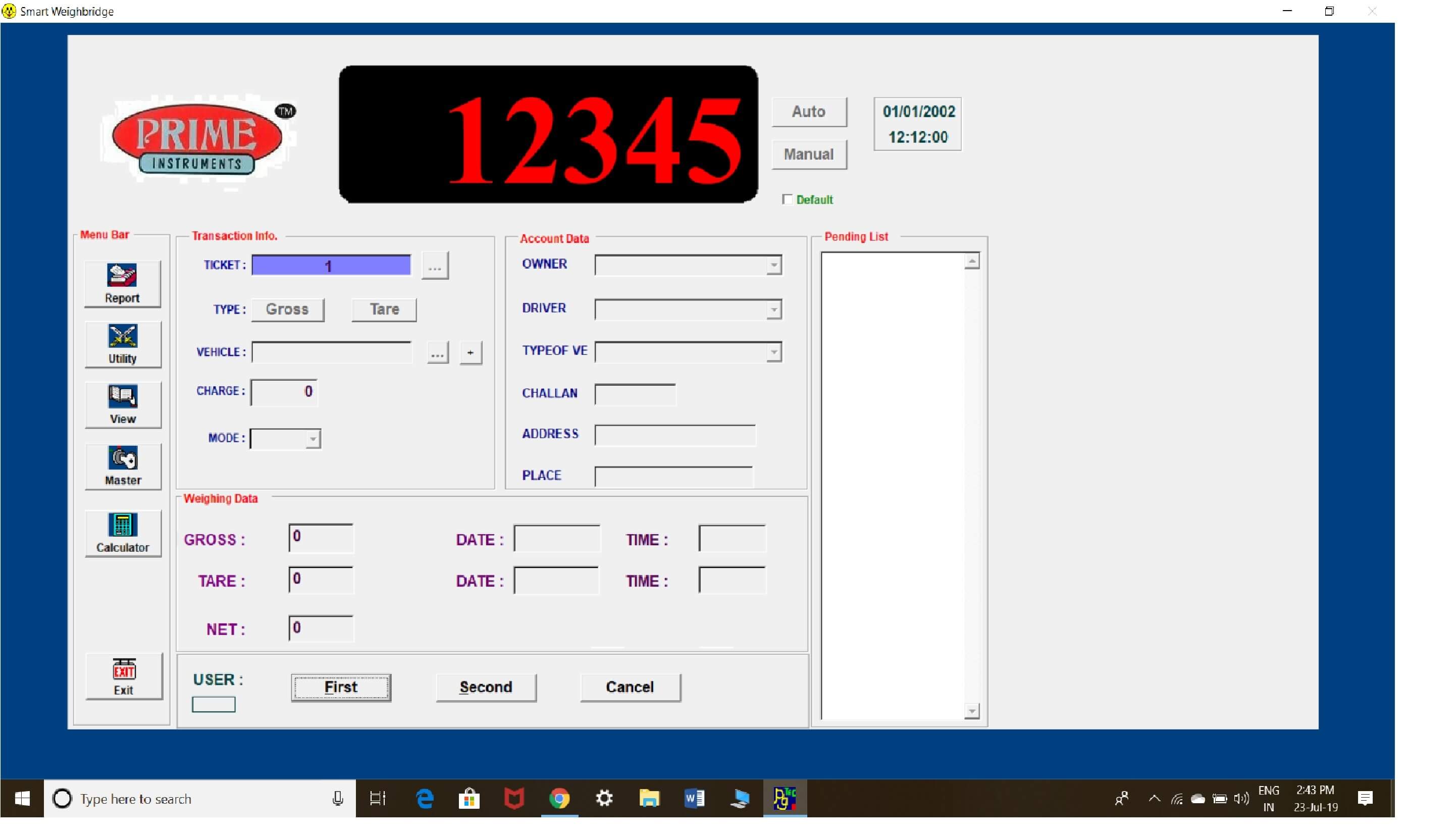 CCTV Weighbridge Software by Prime Instruments